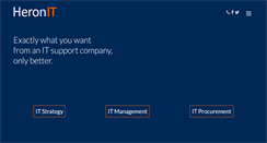 Desktop Screenshot of heronit.co.uk