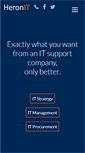 Mobile Screenshot of heronit.co.uk