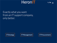 Tablet Screenshot of heronit.co.uk